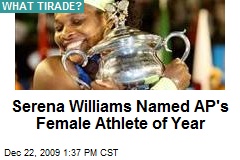 Serena Williams Named AP's Female Athlete of Year