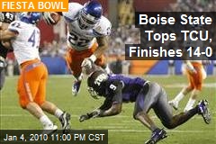 Boise State Tops TCU, Finishes 14-0