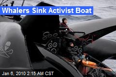 Whalers Sink Activist Boat