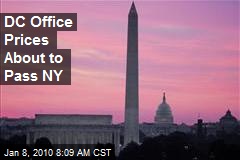 DC Office Prices About to Pass NY