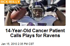 14-Year-Old Cancer Patient Calls Plays for Ravens