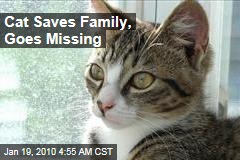 Cat Saves Family, Goes Missing
