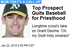 Top Prospect Quits Baseball for Priesthood