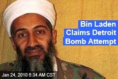 Bin Laden Claims Detroit Bomb Attempt