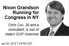 Nixon Grandson Running for Congress in NY