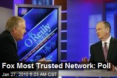 Fox Most Trusted Network: Poll