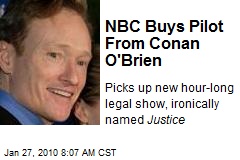 NBC Buys Pilot From Conan O'Brien