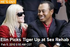 Elin Picks Tiger Up at Sex Rehab