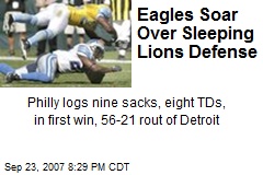 Eagles Soar Over Sleeping Lions Defense