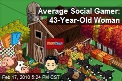 Average Social Gamer: 43-Year-Old Woman