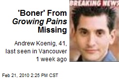 'Boner' From Growing Pains Missing