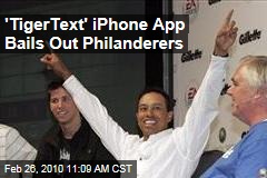 'TigerText' iPhone App Bails Out Philanderers