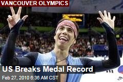 US Breaks Medal Record
