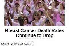 Breast Cancer Death Rates Continue to Drop