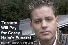 Toronto Will Pay for Corey Haim's Funeral