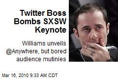 Twitter Boss Bombs SXSW Keynote