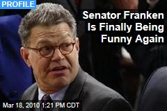 Senator Franken Is Finally Being Funny Again