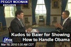 Kudos to Baier for Showing How to Handle Obama