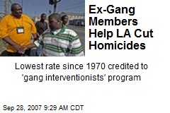 Ex-Gang Members Help LA Cut Homicides