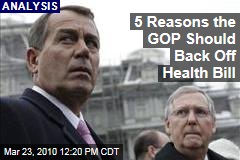 5 Reasons the GOP Should Back Off Health Bill