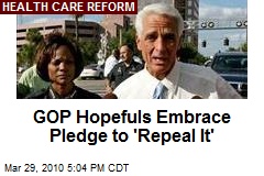 GOP Hopefuls Embrace Pledge to 'Repeal It'