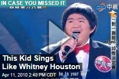 This Kid Sings Like Whitney Houston