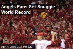 Angels Fans Set Snuggie World Record