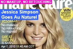 Jessica Simpson Goes Au Naturel
