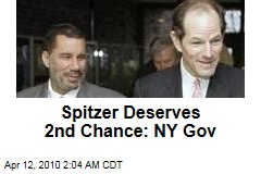 Spitzer Deserves 2nd Chance: NY Gov