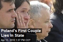 Poland's First Couple Lies in State