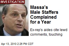 Massa's Male Staffers Complained for a Year