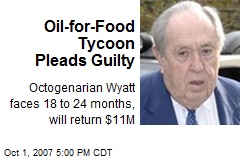 Oil-for-Food Tycoon Pleads Guilty