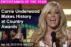 Carrie Underwood Makes History at Country Awards