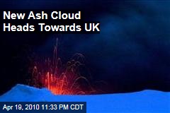 New Ash Cloud Heads Towards UK