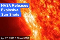 NASA Releases Explosive Sun Shots
