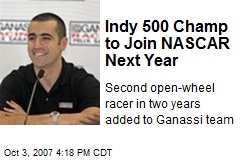 Indy 500 Champ to Join NASCAR Next Year
