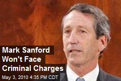 Sanford cleared of criminal conduct - S.C. Politics - TheState.com