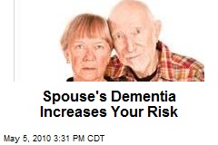 Alzheimer Spouses More Likely to Develop Dementia