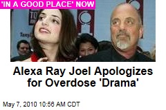 Alexa Ray Joel Apologizes for Overdose 'Drama'