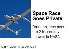 Space Race Goes Private