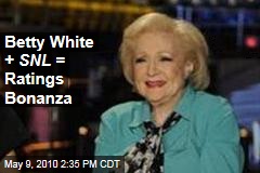 Betty White + SNL = Ratings Bonanza