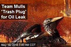 Team Mulls 'Trash Plug' for Oil Leak