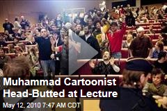 Muhammad Cartoonist Head-Butted at Lecture