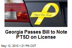 Georgia Passes Bill to Note PTSD on License
