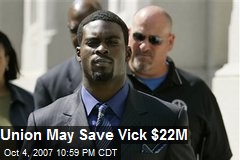 Union May Save Vick $22M