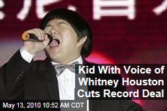 Kid With Voice of Whitney Houston Cuts Record Deal