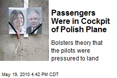 Passengers Were in Cockpit of Polish Plane