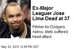 Ex-Major Leaguer Jose Lima Dead at 37