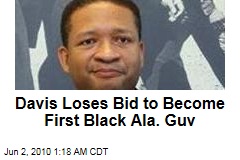 Davis Loses Bid to Become First Black Ala. Gov.