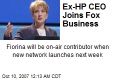 Ex-HP CEO Joins Fox Business